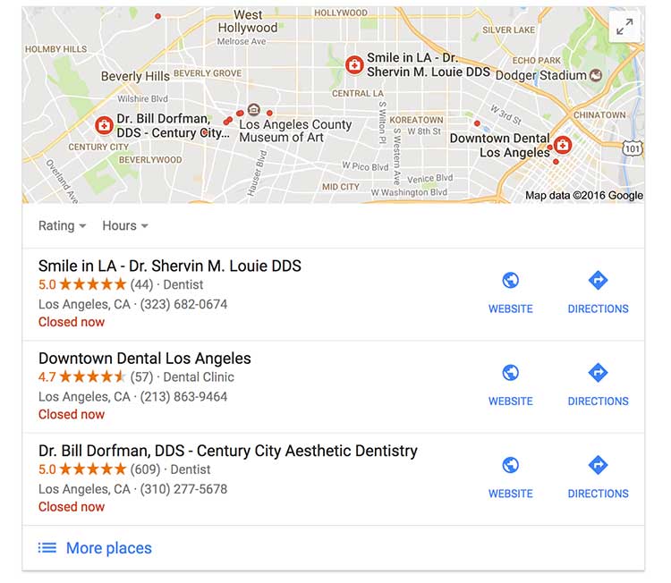 Google Maps Dental Marketing